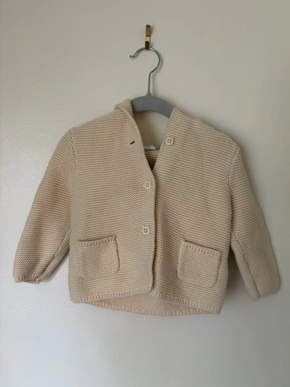Gap Baby Bear Cardigan in Cream